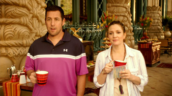 Drew Barrymore and Adam Sandler Blended