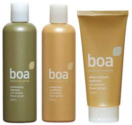 Boa Shampoo, Conditioner & Moisture Treatment