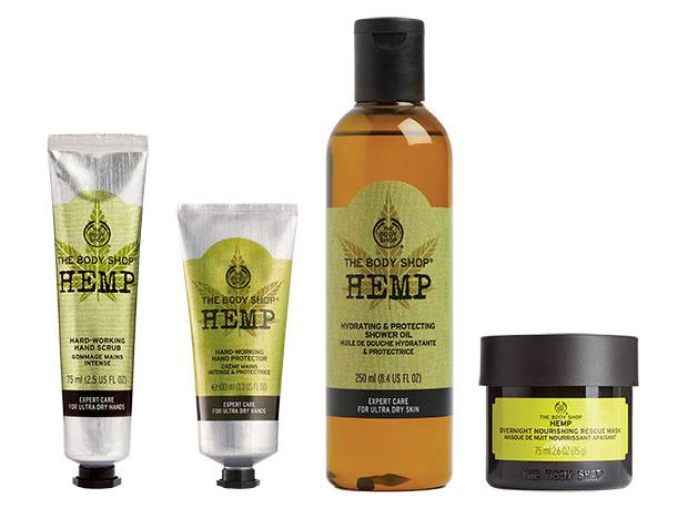 The Body Shop Hemp Range