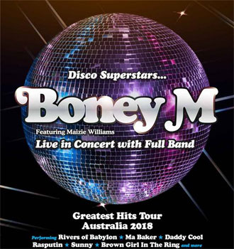 BONEY M (Feat. Maizie Williams) 2018 Australian Tour