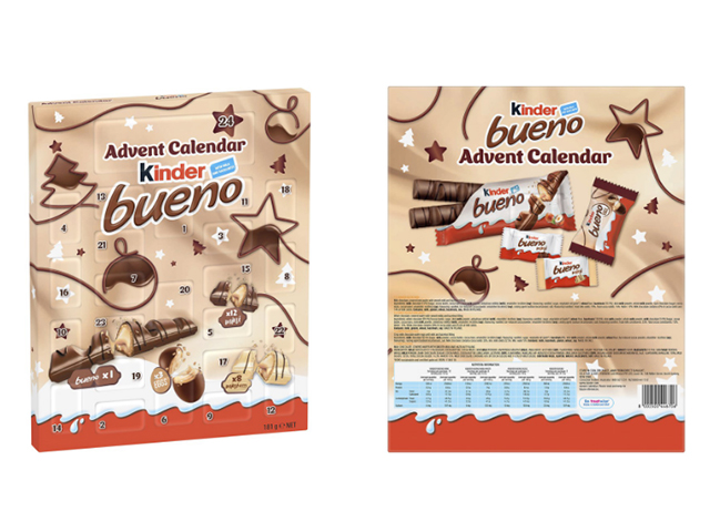 Kinder Bueno & Kinder Surprise Advent Calendars