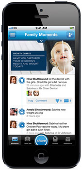 Bupa Family Moments iPhone App