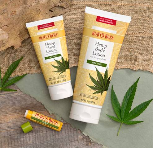 Burts Bees Hemp Range