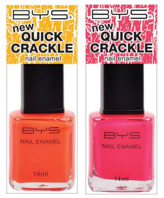 BYS Quick Crackle Nail Enamel 