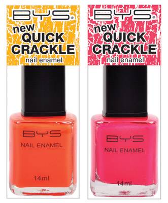 BYS Quick Crackle Nail Enamel