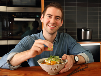 Callum Hann's Pumpkin and Eggplant Laksa