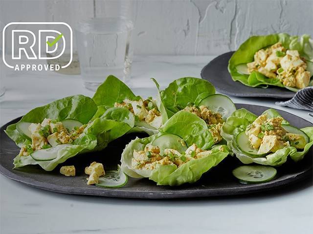 Charles' Curried Egg Salad Lettuce Wraps