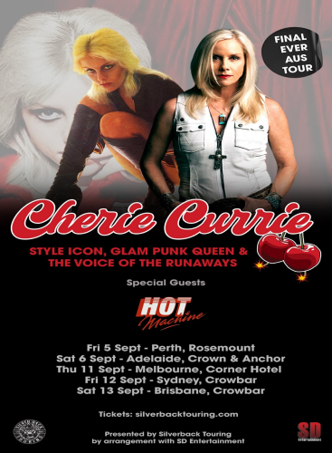 Cherie Currie Announces Final Australian Tour