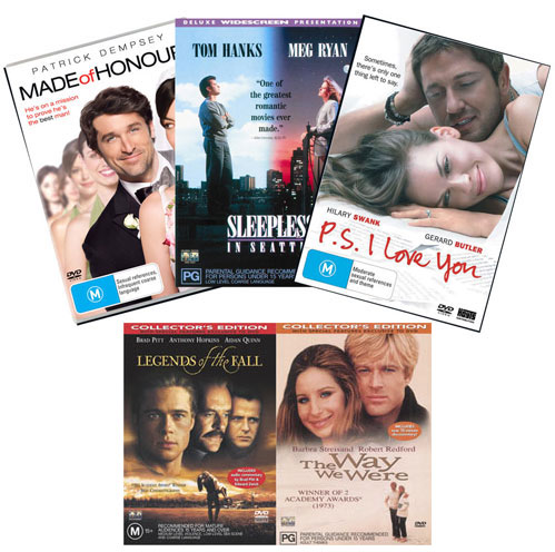 Chick Flick DVD Packs