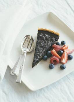 Chilli Chocolate Macadamia Tart