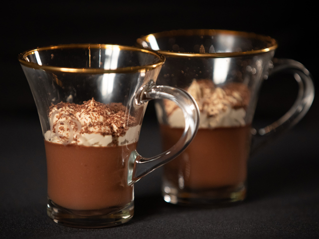 Chocolate and Coffee Mousse Pots