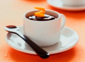Simple Chocolate Mousse with Orange Oil and Spiced Salt