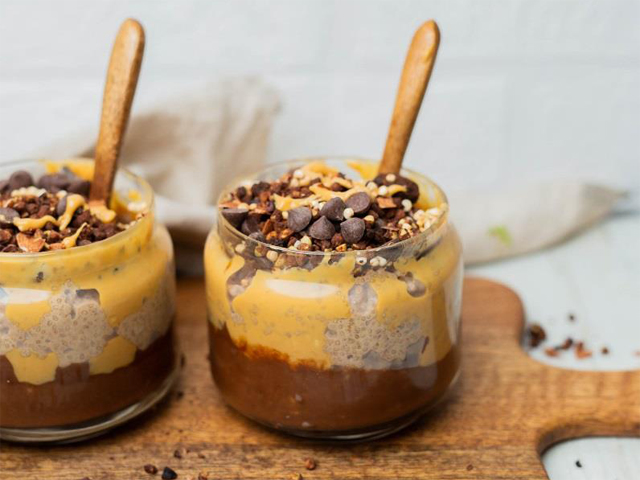 Chocolate, Peanut Butter and Avocado Mousse