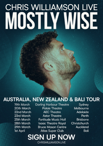 Chris Williamson's 'Mostly Wise' Live Show Selling Fast