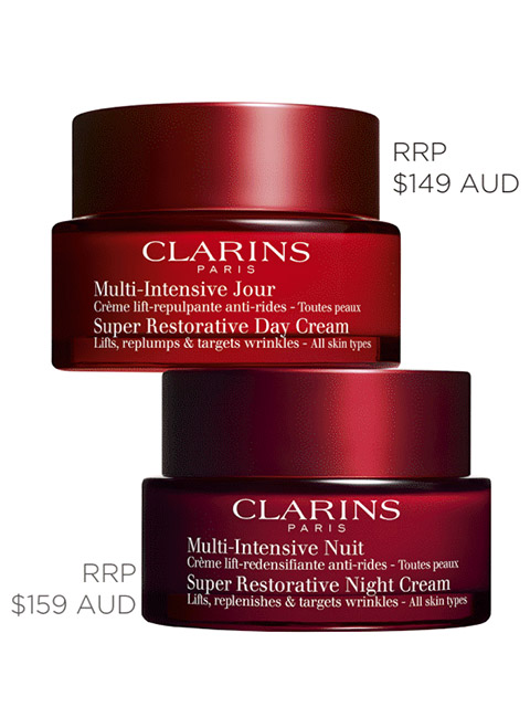 Win a Clarins Super Restorative Day and Night Cream pack