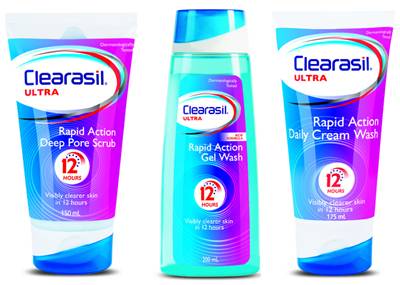 Clearasil Ultra 12Hour Rapid Range