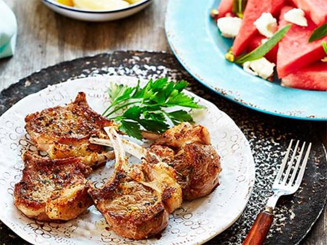 Cleaver's Greek Lamb Cutlets