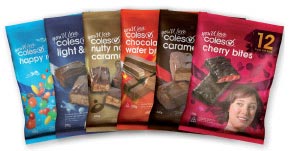 You'll love Coles mini chocolate treat bags Packs