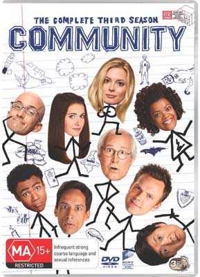 Community Season 3 DVDs