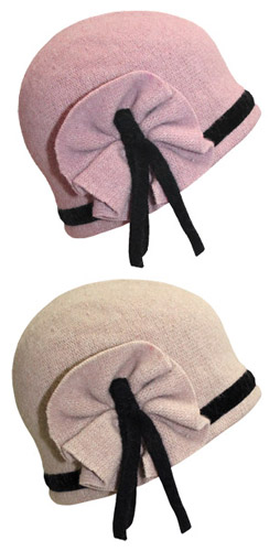 Hat with Rosette Detail