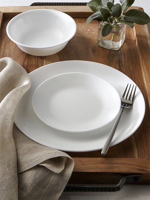 Corelle Winter Frost White 12 Piece Dinner sets