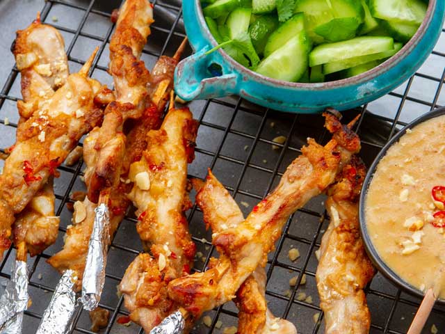 Chicken Satay Skewers