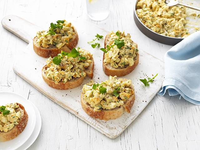 Classic Curried Egg Salad Sandwiches