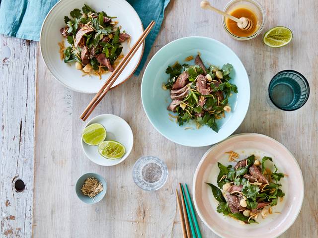 Manuka Honey Grilled Lamb Salad