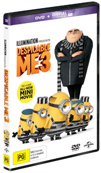 Win Despicable Me 3 DVDs