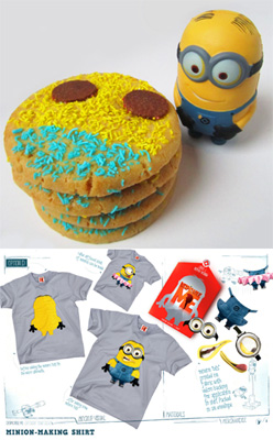 Despicable Me with Mrs. Fields cookies voucher