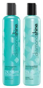 Diamond shine volumising shampoo & conditioner