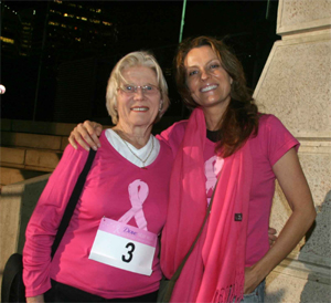 Dove Pink Star Walk; 5,000 Bras Walked Under the Stars