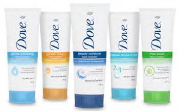 Dove Facial Cleanser range