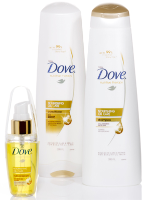 Dove Nourishing Oil Care Range