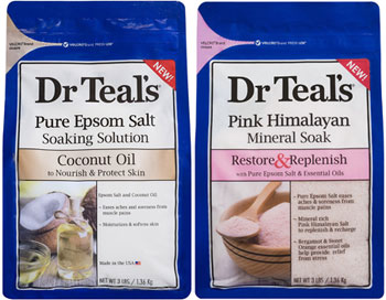 Dr Teal's Coconut Oil and Pink Himalayan Bath Range