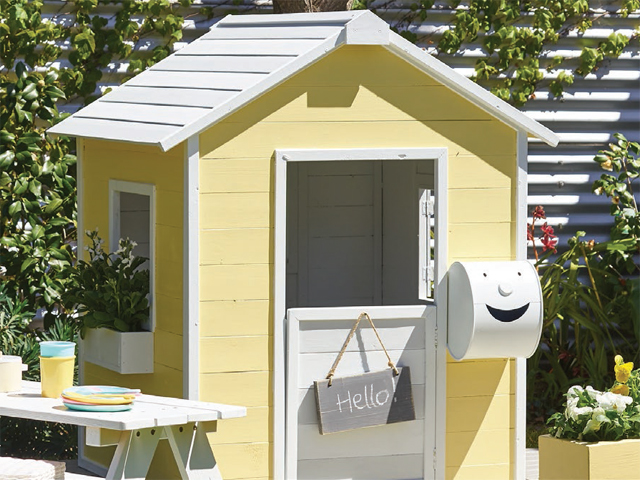 Kids' Cubby House Painting Project