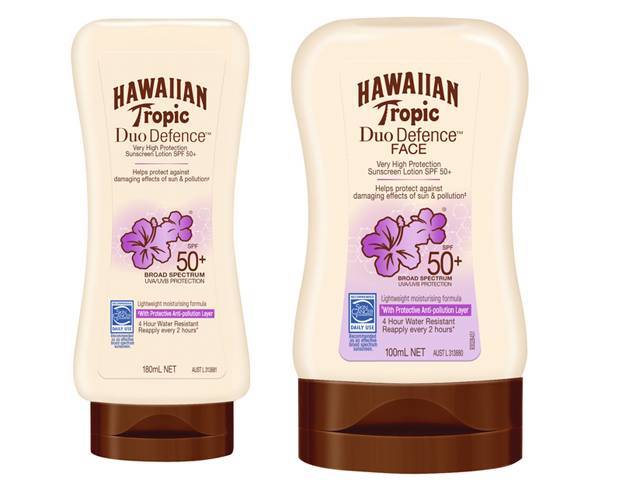 Hawaiian Tropic Duo Defence Range