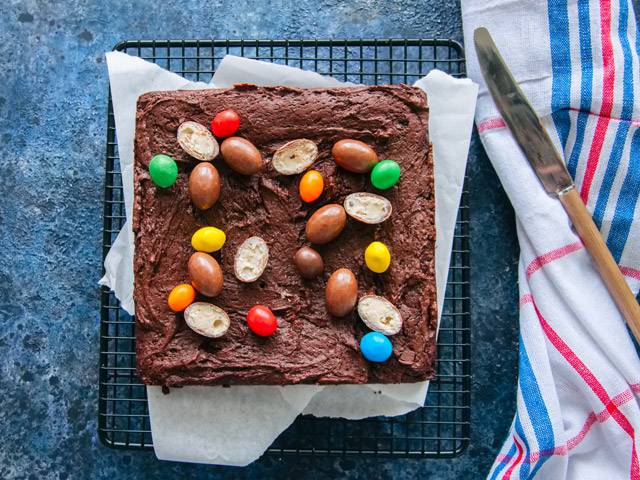 Chocolate Easter Egg Brownie