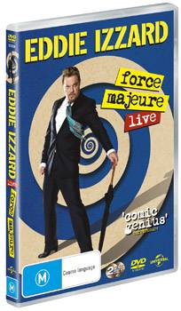 Eddie Izzard .Force Majeure' DVD
