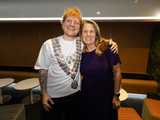 Ed Sheeran Visits Ipswich, Queensland and is Named Honorary Co-Mayor Of The City
