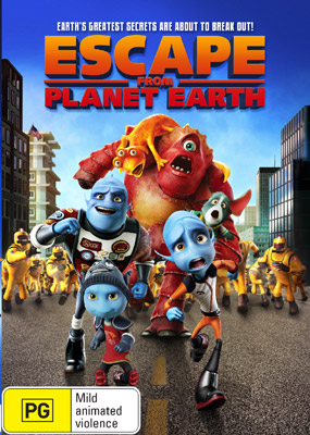 Escape From Planet Earth DVDs