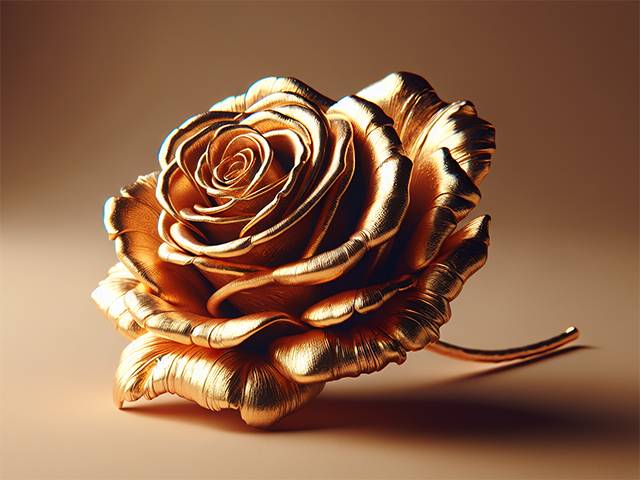 Exploring the Magical Allure of Gold-Dipped Roses