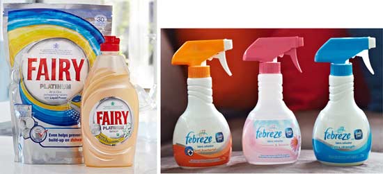 Fairy Platinum & Ambi Pur Cleaning Packs