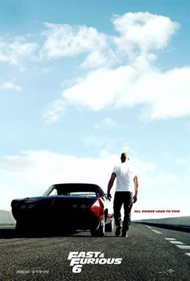 Vin Diesel, Paul Walker and Dwayne Johnson Fast & Furious 6