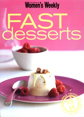 Women's Weekly Fast Desserts Brandy Snaps with Strawberries & Cream