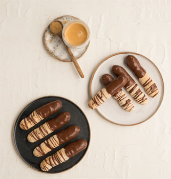 Indulgent Hazelnut and Almond Fingers