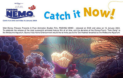 Find Nemo and the Tank Gang at the Melbourne Aquarium