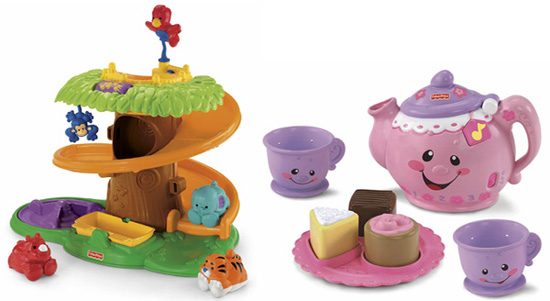 Fisher-Price Amazing Animals & Perfectly Pink Tea Set