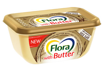 Enjoy Flora with Butter Hot Cross Buns