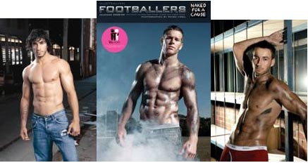 Naked for a Cause 2008/9 Calendars featuring 26 NRL & AFL footballers